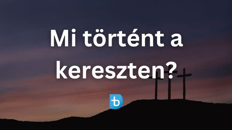 Mi történt a kereszten?